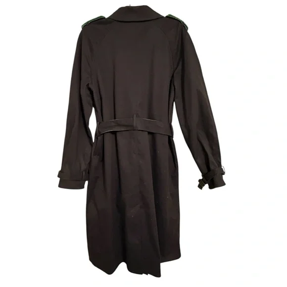 3.1 Phillip Lim for Target Navy Trench Coat XL Green Lining Belted Designer Coll - Picture 3 of 7